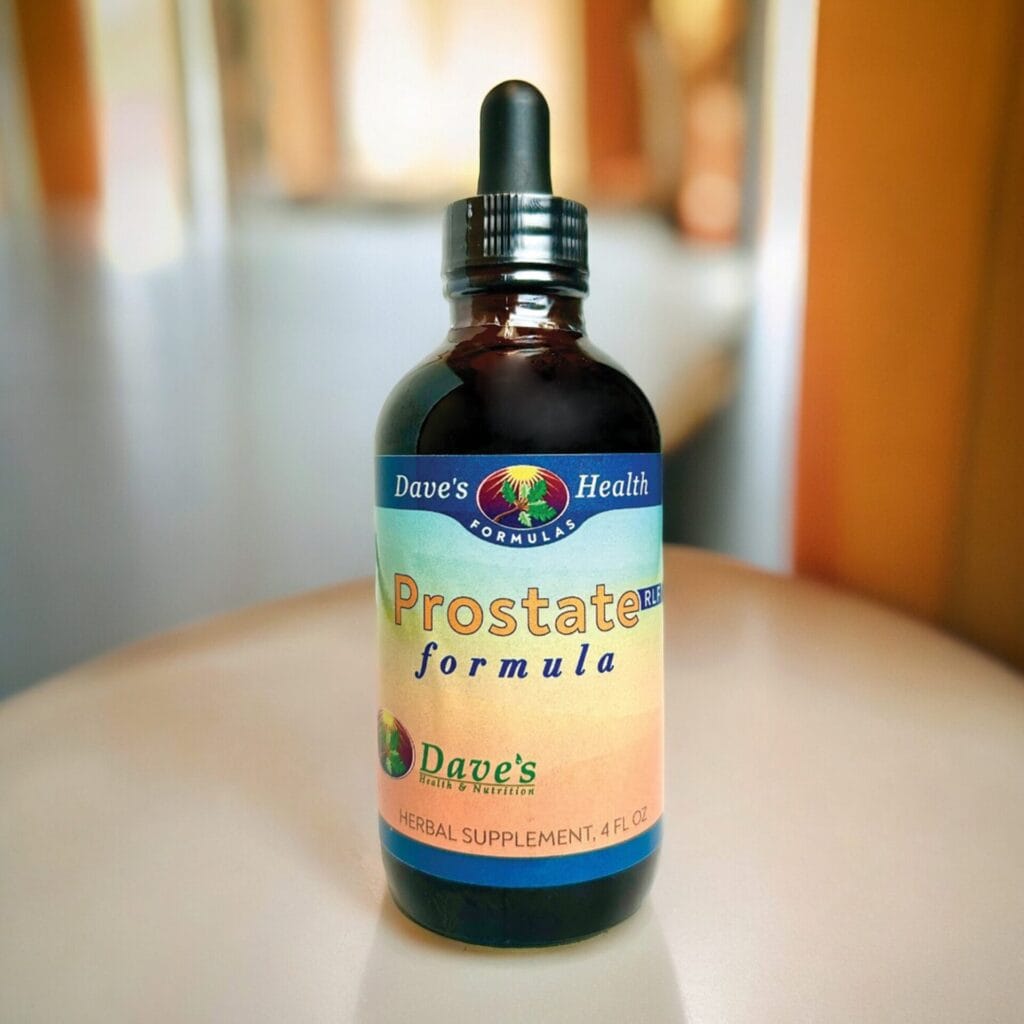 Prostate RLF Formula, on a table.